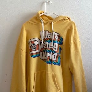 Yellow Retro Walt Disney World Sweatshirt